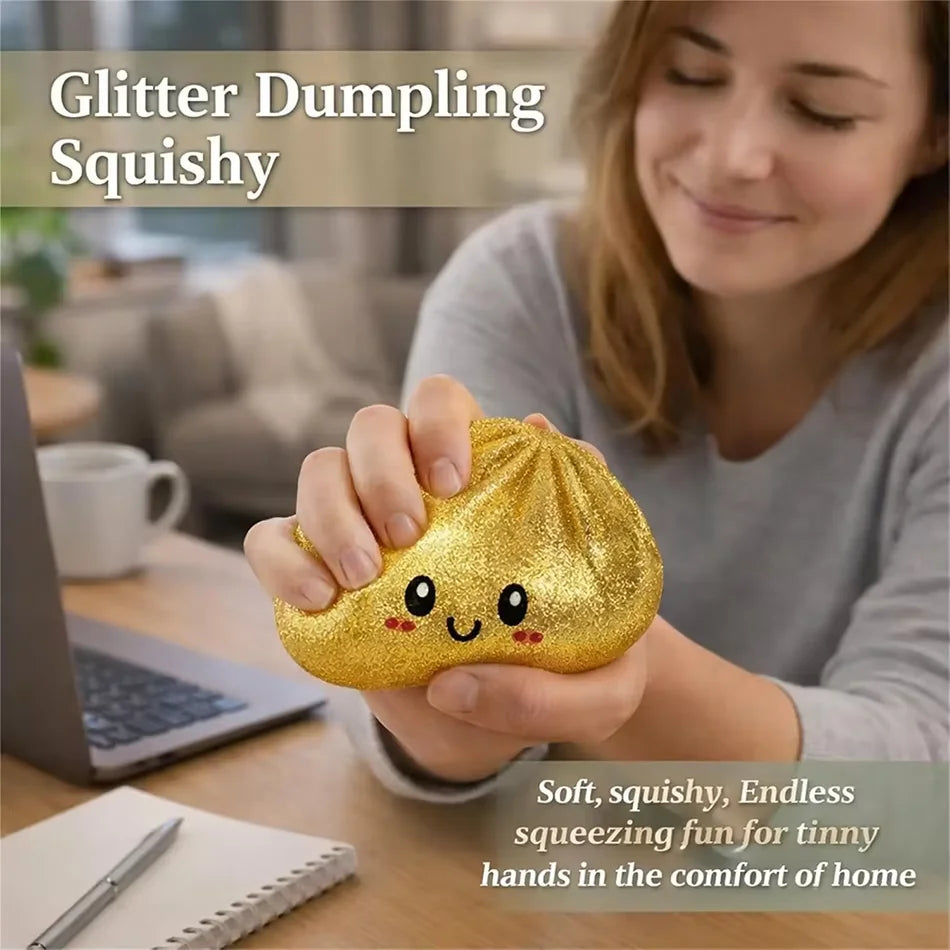 Boule Squishy Boulette Pailletée – Blind Box