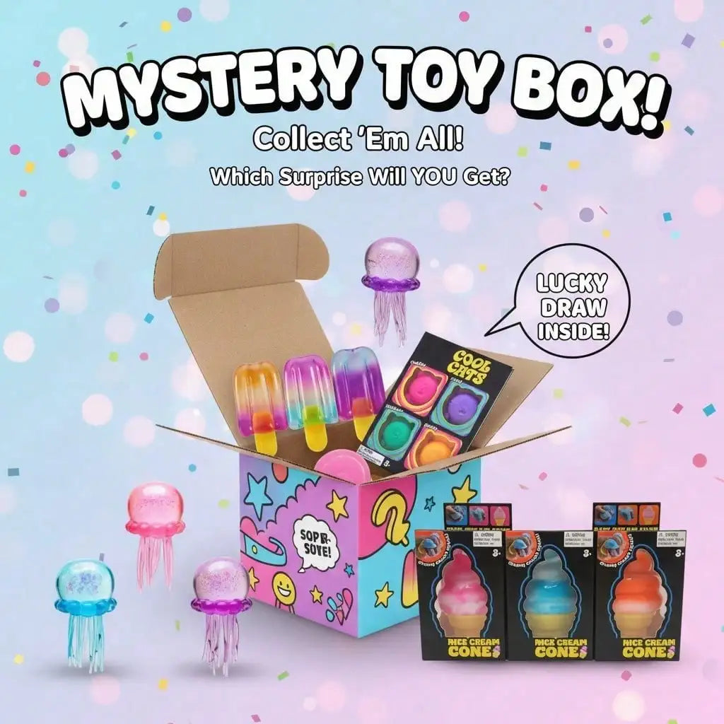 Lot de 100+ Figurines Squishy Surprise – Jouets Anti-Stress Doux