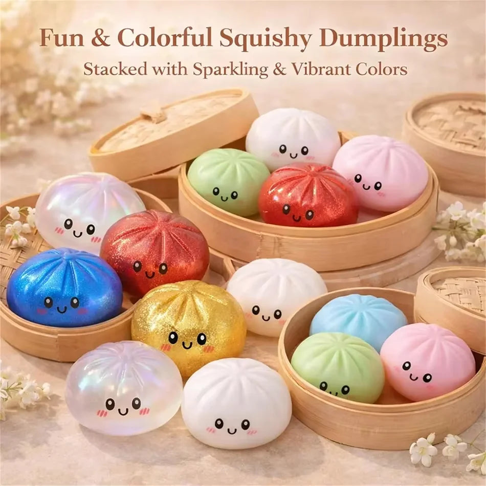 Boule Squishy Boulette Pailletée – Blind Box