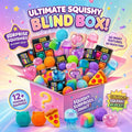 Lot de 100+ Figurines Squishy Surprise – Jouets Anti-Stress Doux