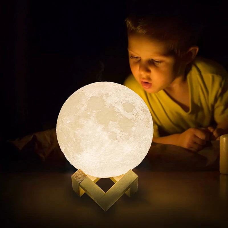 Lampe lune lévitante 3D LED