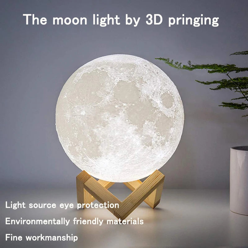 Lampe lune lévitante 3D LED