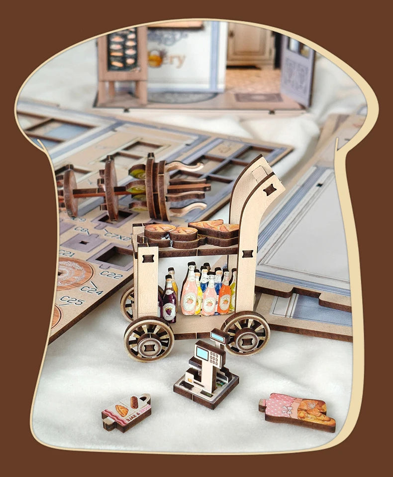 Miniature pâtisserie à assembler – Décoration DIY