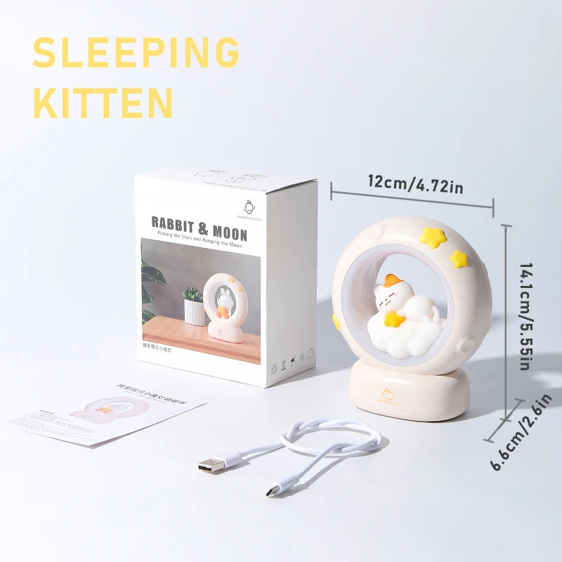 Veilleuse LED animaux kawaii rechargeable