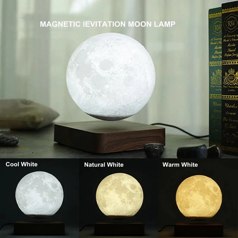 Lampe lune lévitante 3D LED