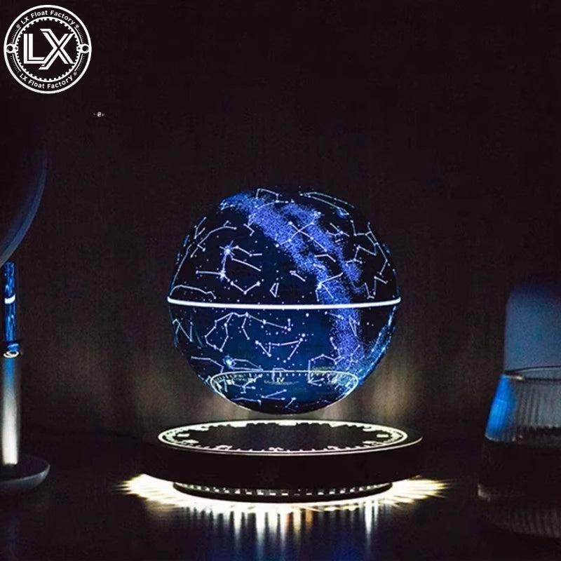 Globe Terrestre Lévitant LED – Rotation 360°, Décoration Bureau et Cadeau Original