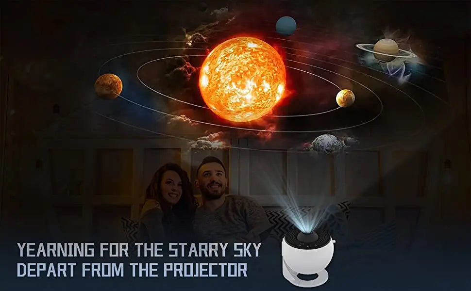 Projecteur Galaxie Planétarium 13 en 1 – Veilleuse LED Étoiles pour Chambre Enfant