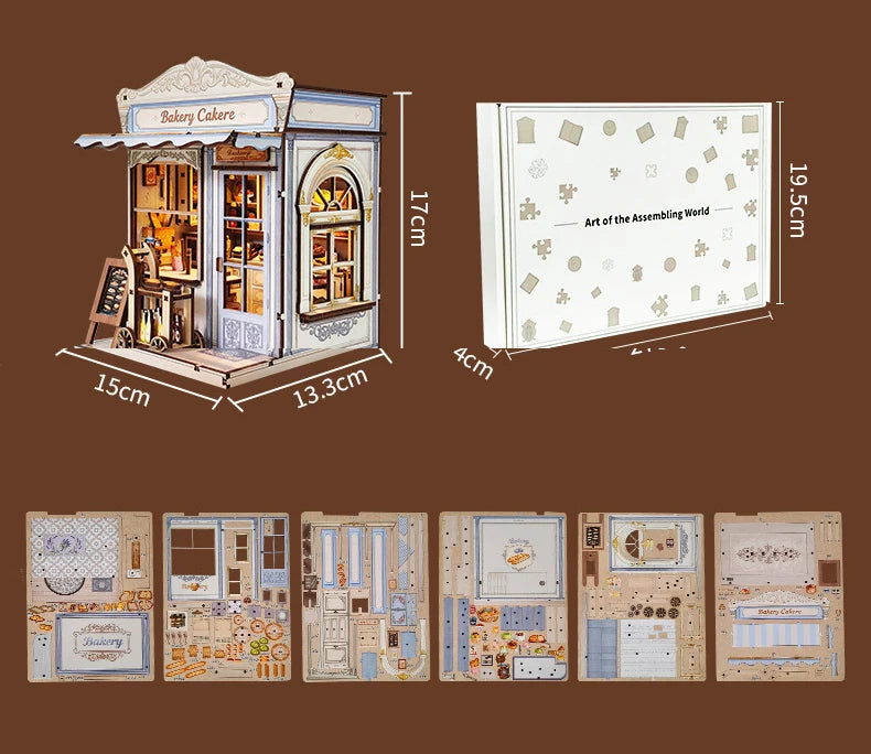 Miniature pâtisserie à assembler – Décoration DIY