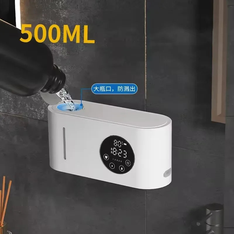 Liquid Soap Bottle Automatic Soap Dispenser Touchless Sensor Soapbar Dispenser Wall-mounted Soapbar Dispenser USB Charging