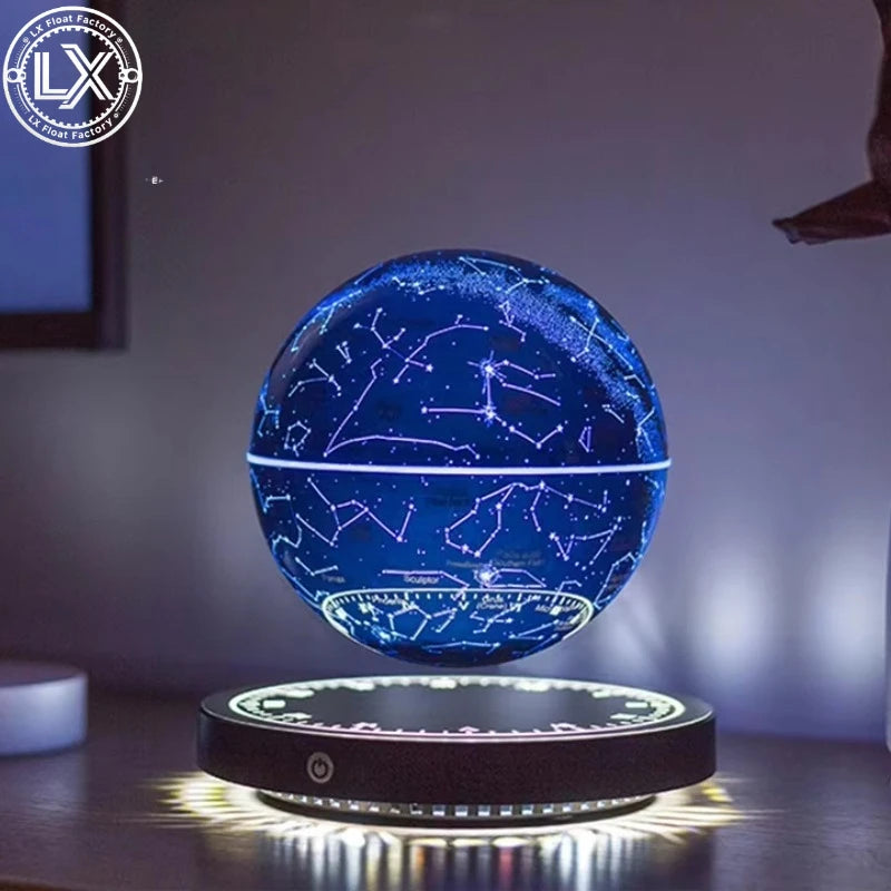 Globe Terrestre Lévitant LED – Rotation 360°, Décoration Bureau et Cadeau Original