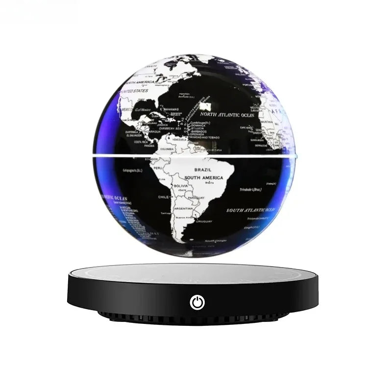 Globe Terrestre Lévitant LED – Rotation 360°, Décoration Bureau et Cadeau Original