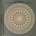 Décoration murale mandala en métal – Design élégant