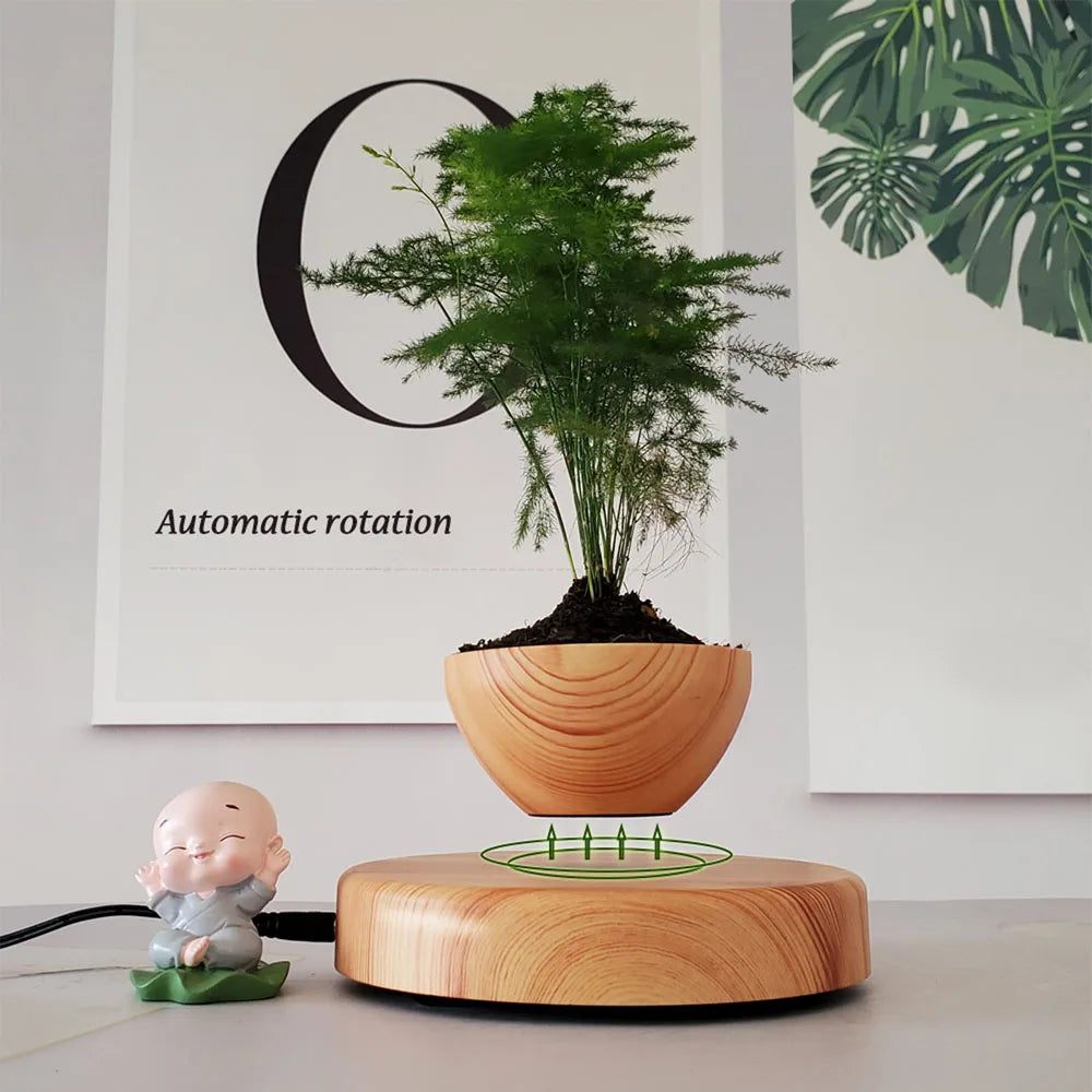 Pot bonsaï lévitant magnétique