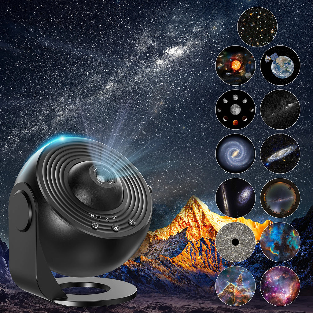 Projecteur Galaxie Planétarium 13 en 1 – Veilleuse LED Étoiles pour Chambre Enfant