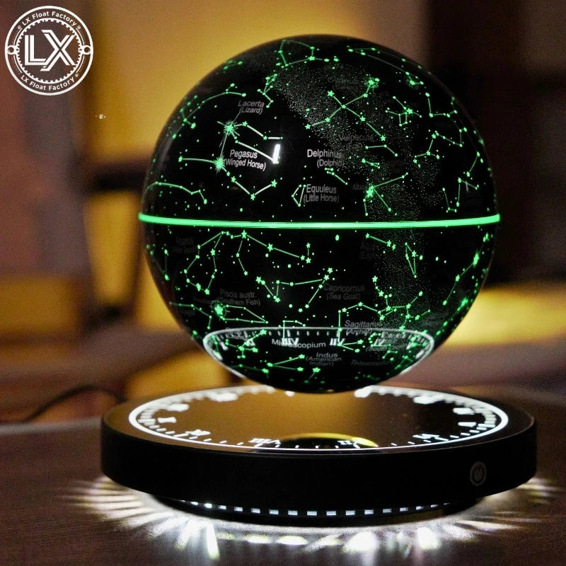 Globe Terrestre Lévitant LED – Rotation 360°, Décoration Bureau et Cadeau Original