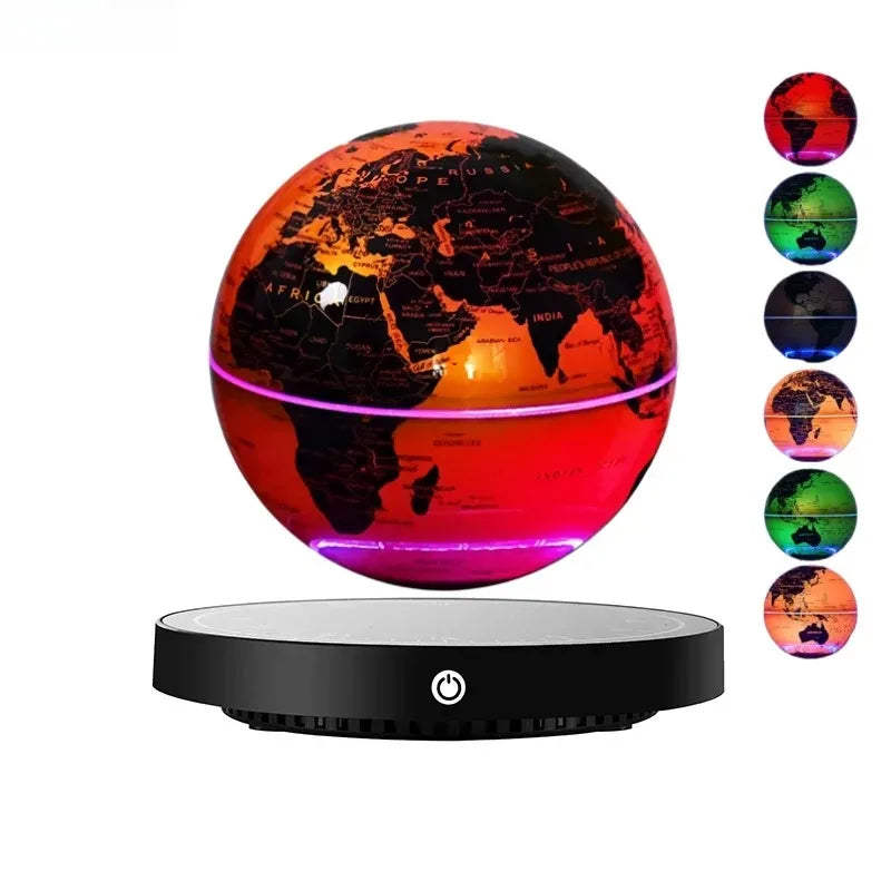 Globe Terrestre Lévitant LED – Rotation 360°, Décoration Bureau et Cadeau Original