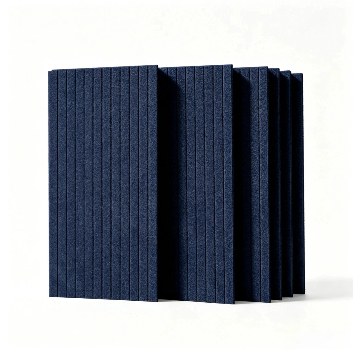 Lot de 6 panneaux muraux décoratifs et acoustiques – 60 × 30 cm