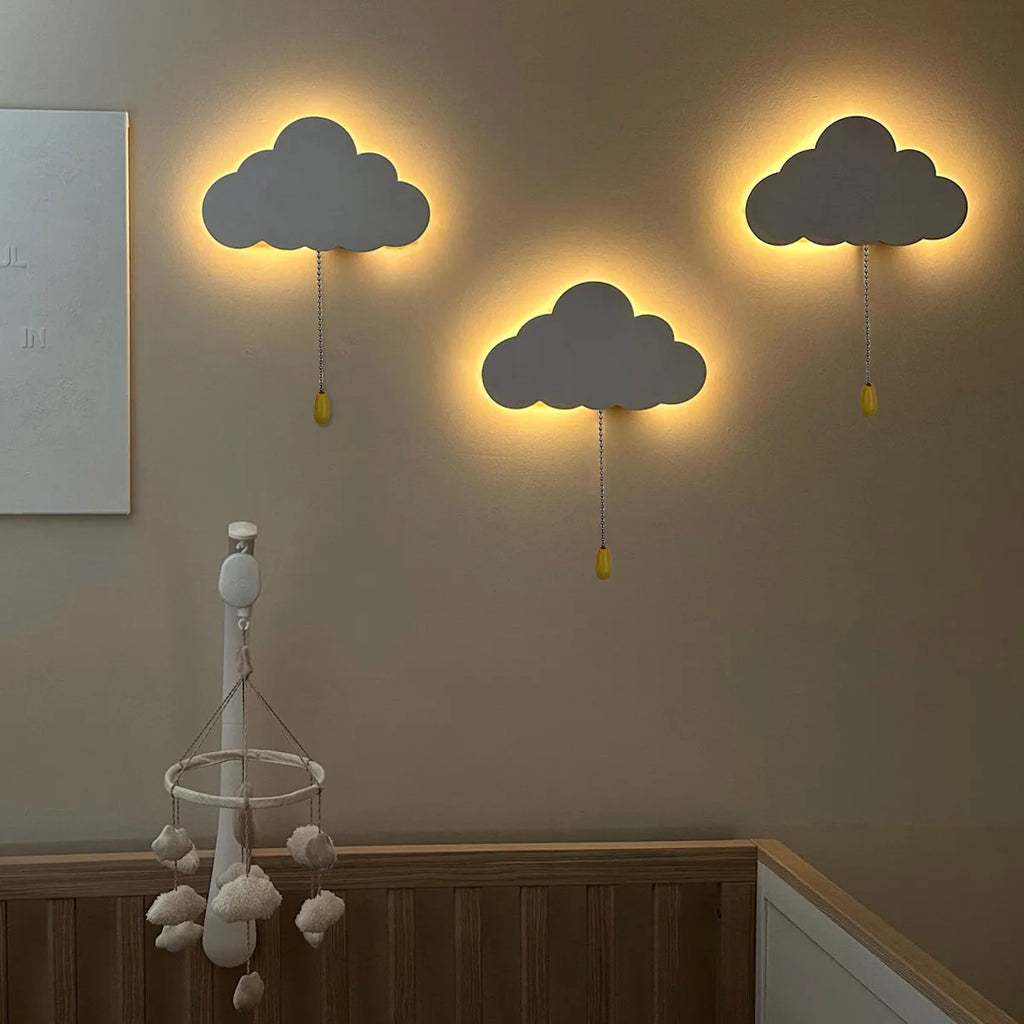 Applique veilleuse nuage LED – Pour chambre d'enfant