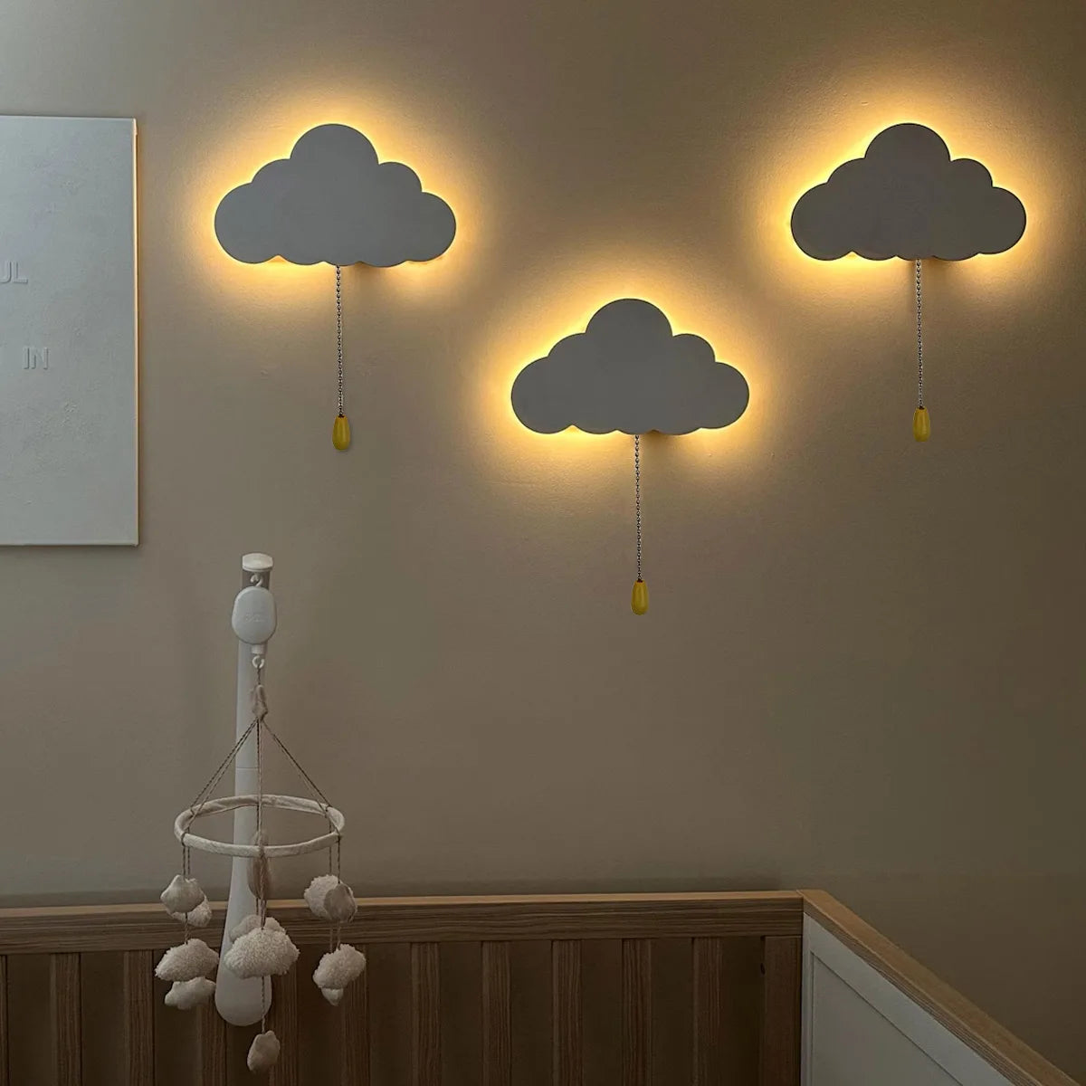 Applique veilleuse nuage LED – Pour chambre d'enfant