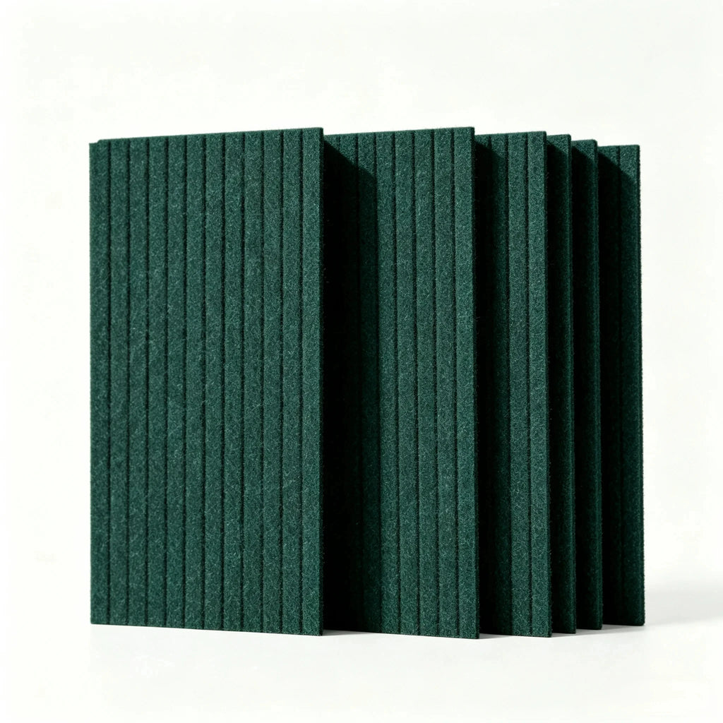 Lot de 6 panneaux muraux décoratifs et acoustiques – 60 × 30 cm