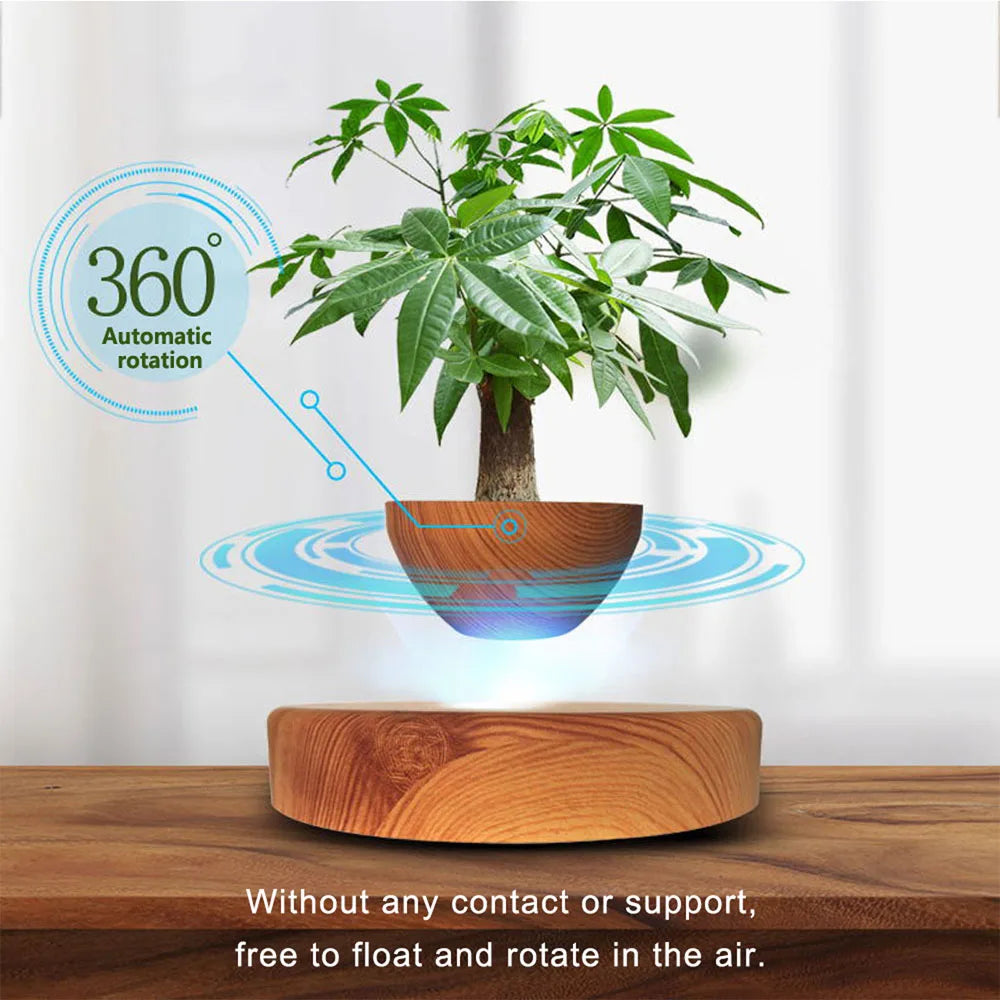 Pot bonsaï lévitant magnétique