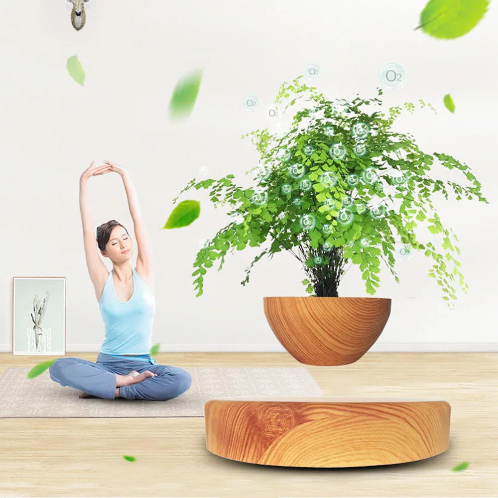 Pot bonsaï lévitant magnétique