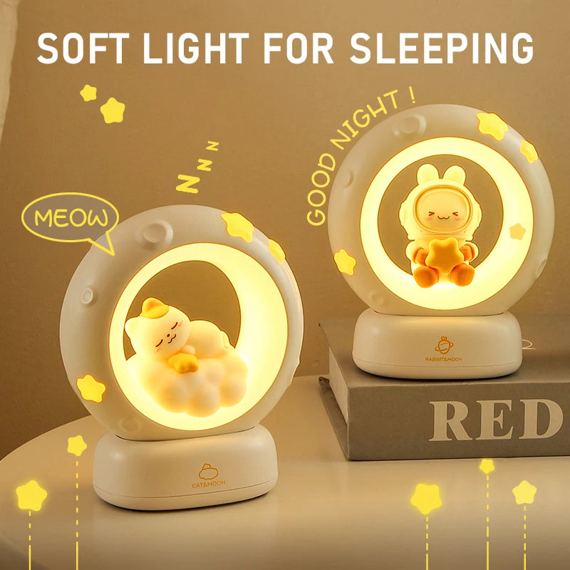 Veilleuse LED animaux kawaii rechargeable