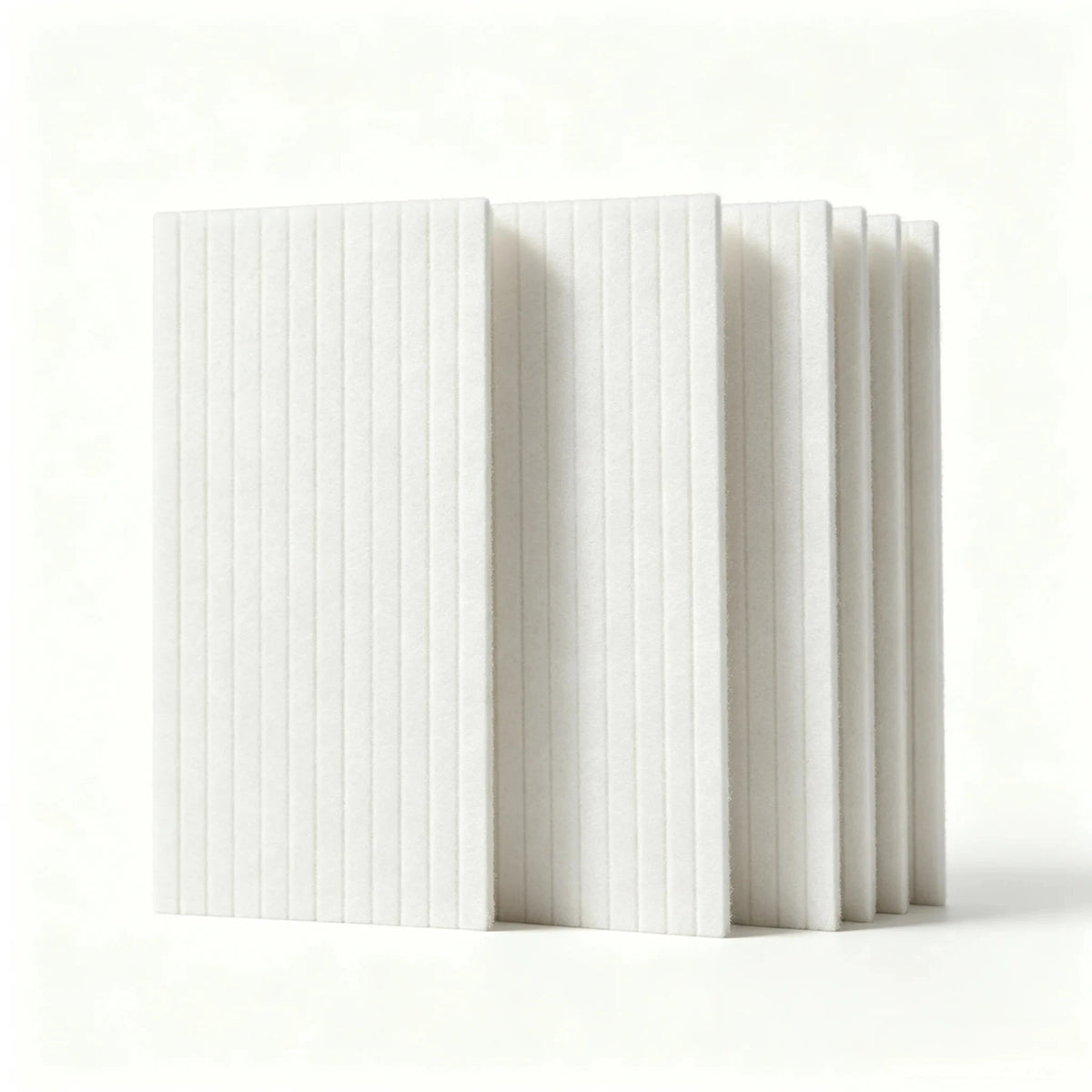 Lot de 6 panneaux muraux décoratifs et acoustiques – 60 × 30 cm
