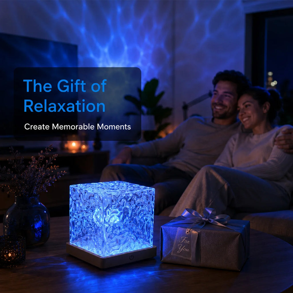 Projecteur Aurora & vagues – Lampe d'ambiance 16 couleurs