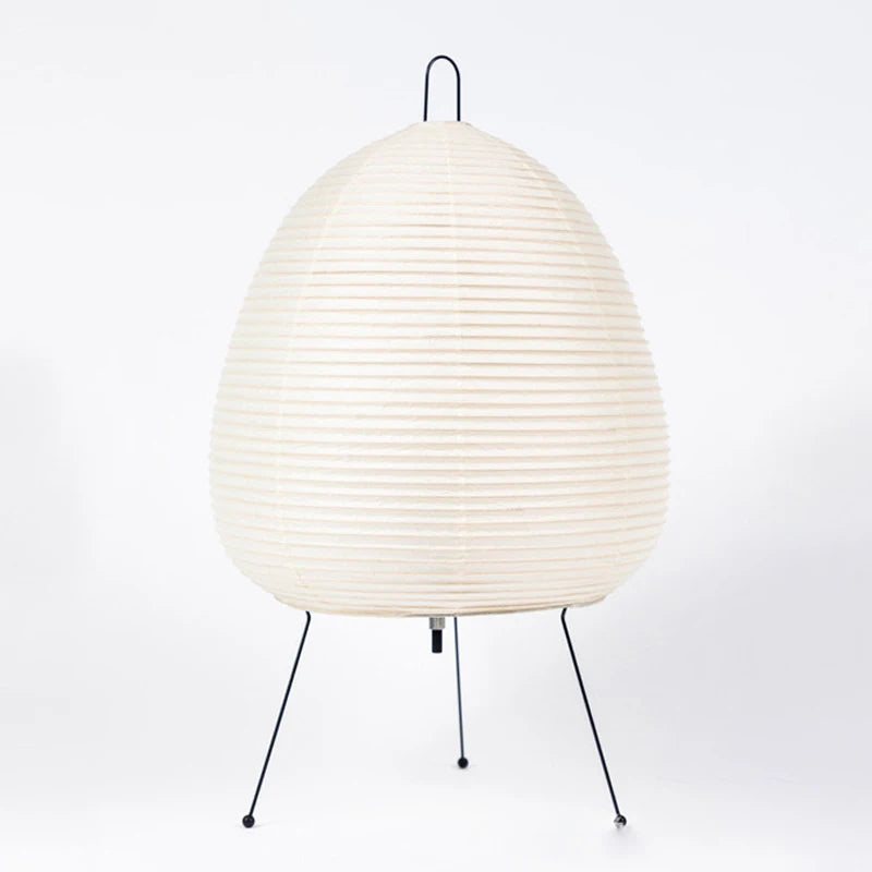 Lampe de table japonaise – Papier de riz & trépied