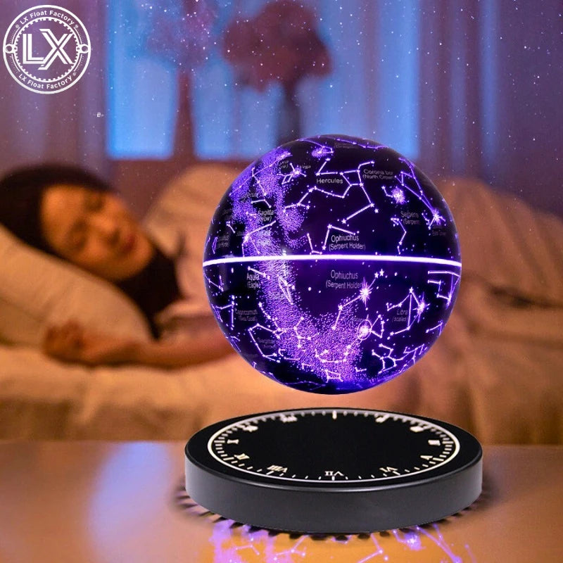 Globe Terrestre Lévitant LED – Rotation 360°, Décoration Bureau et Cadeau Original