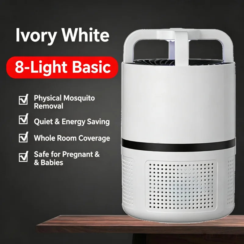 Silent Suction Mosquito Repellent Lamp Indoor Baby Safe Mosquito Killer Light Suitable for Bedroom Household Summer Use