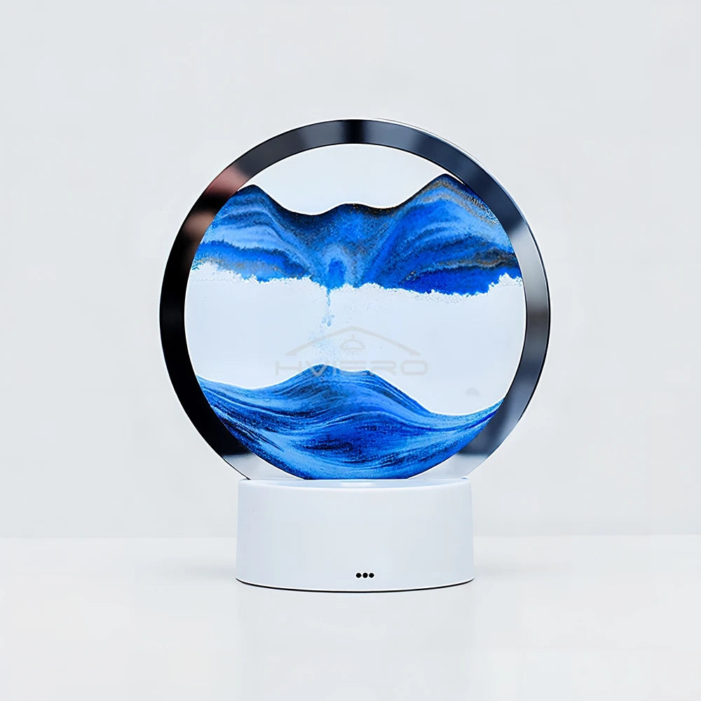 Lampe de table sable coloré 3D
