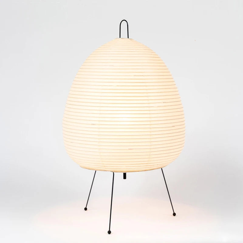 Lampe de table japonaise – Papier de riz & trépied