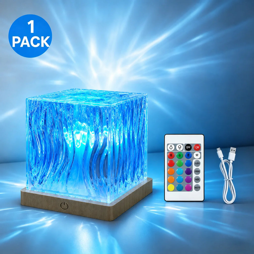 Projecteur Aurora & vagues – Lampe d'ambiance 16 couleurs