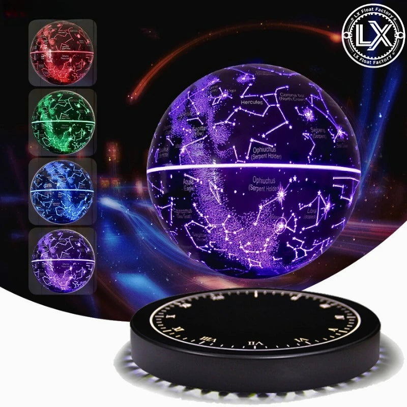 Globe Terrestre Lévitant LED – Rotation 360°, Décoration Bureau et Cadeau Original