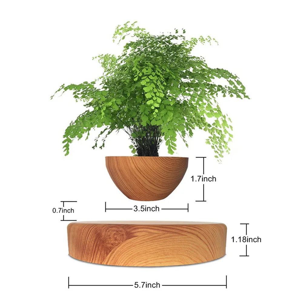 Pot bonsaï lévitant magnétique