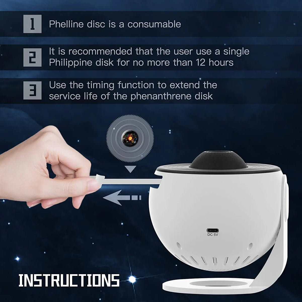 Projecteur Galaxie Planétarium 13 en 1 – Veilleuse LED Étoiles pour Chambre Enfant
