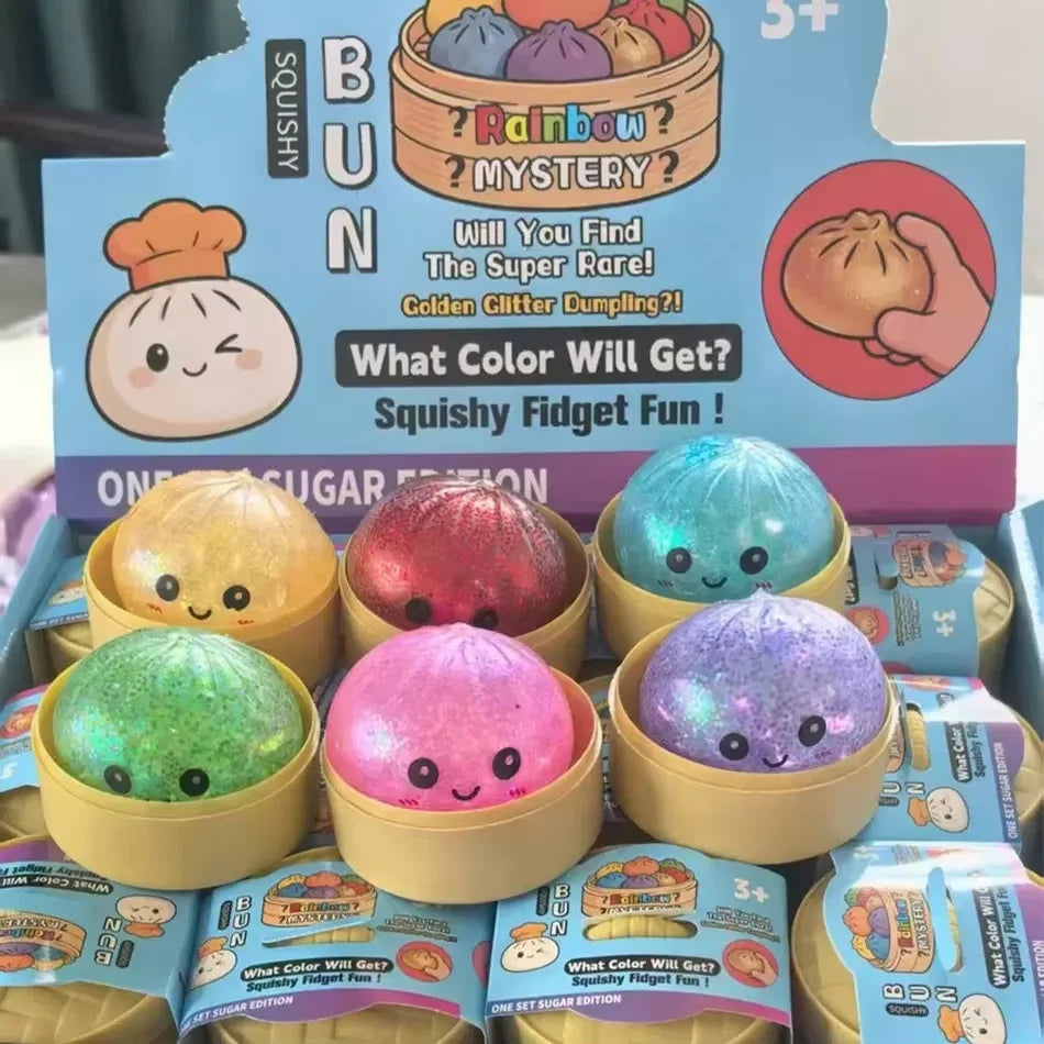 Boule Squishy Boulette Pailletée – Blind Box